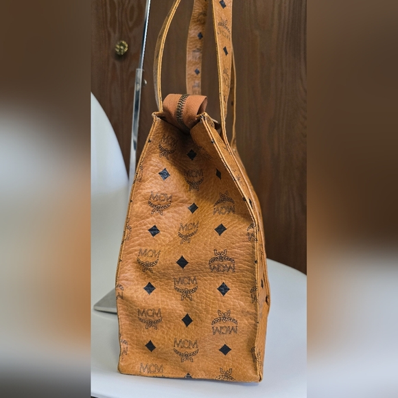 MCM Visetos Coated Canvas Shopper Tote - Picture 6 of 17